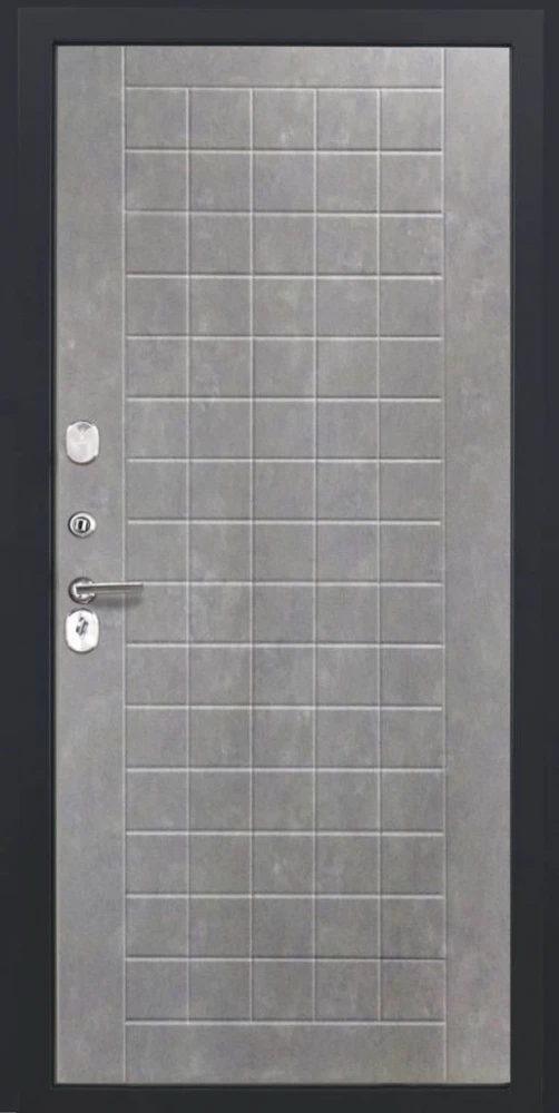 Входная дверь ДвериПРО L-Термо серебро ФЛ-256 (10мм, бетон пепельный) DPRO197944 внутренняя сторона