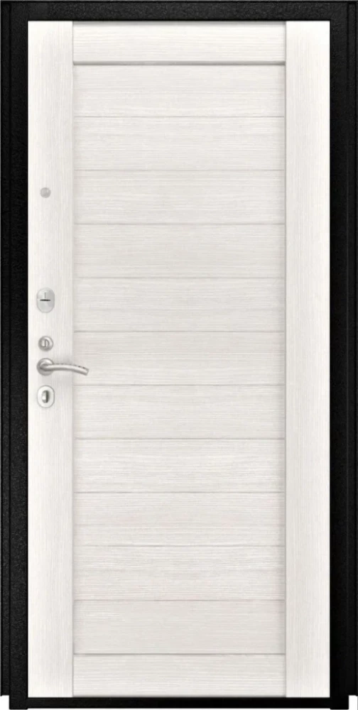 Входная дверь ДвериПРО Аура СБ-3 листв. бел. (21 беленый дуб) DPRO196767 внутренняя сторона