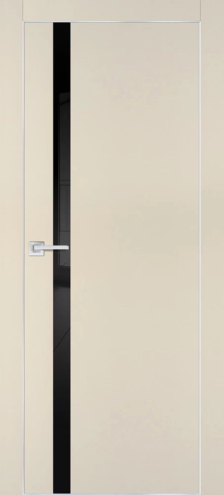 Фото Межкомнатная дверь PX-8  AL кромка с 4-х ст. Бежевый матовый