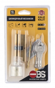 Цилиндровый механизм с вертушкой 164 OBS SCE/80 (35+10+35) mm латунь 5 кл. new