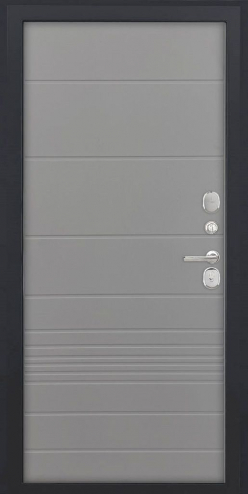 Входная дверь ДвериПРО Модель L-48 ФЛ-700 (10мм, ясень грей) DPRO198027 внутренняя сторона