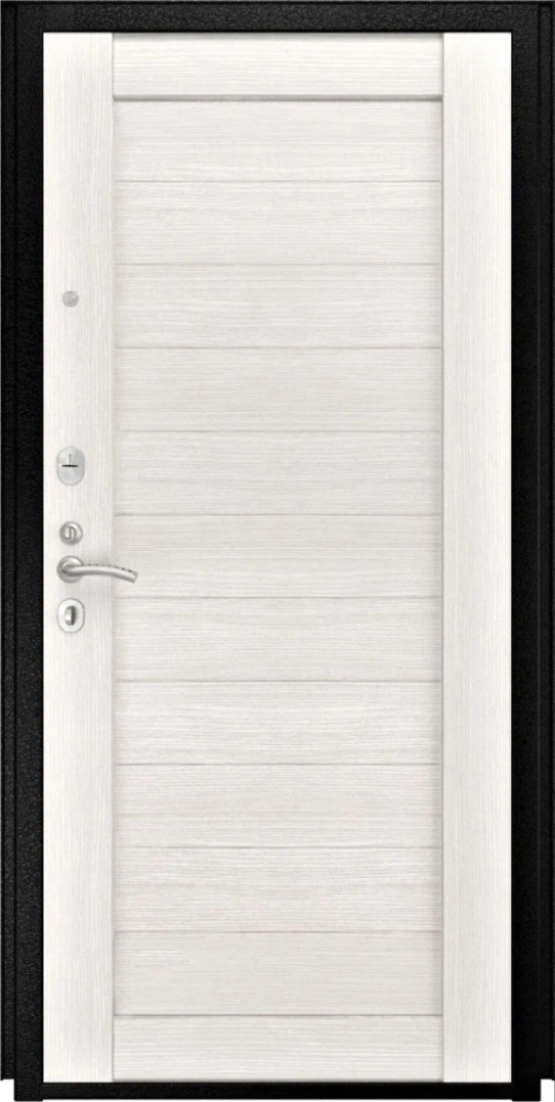 Входная дверь ДвериПРО L-43 СБ-3 листв. бел. (21 беленый дуб) DPRO195715 внутренняя сторона
