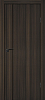 Межкомнатная дверь P-21 AL черный молдинг Эвкалипт африканский
